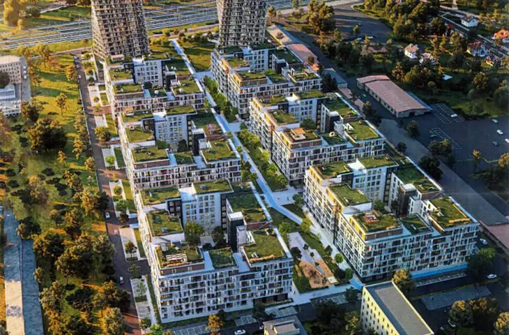 Widok  lotu ptaka