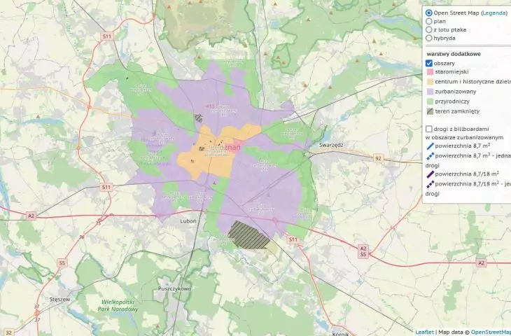 Landscape resolution for Poznanai - zoning