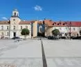 Old Market Square in Lomza after revaluation