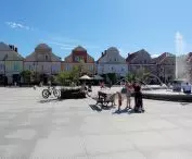 Old Market Square in Lomza after revaluation