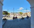 Old Market Square in Lomza after revaluation
