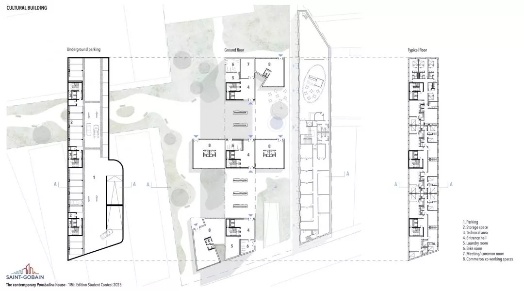 II Nagroda, proj.: „The Contemporary Pombalina House”