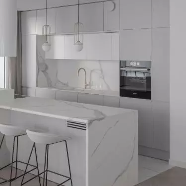 In many places you will find a white marble motif