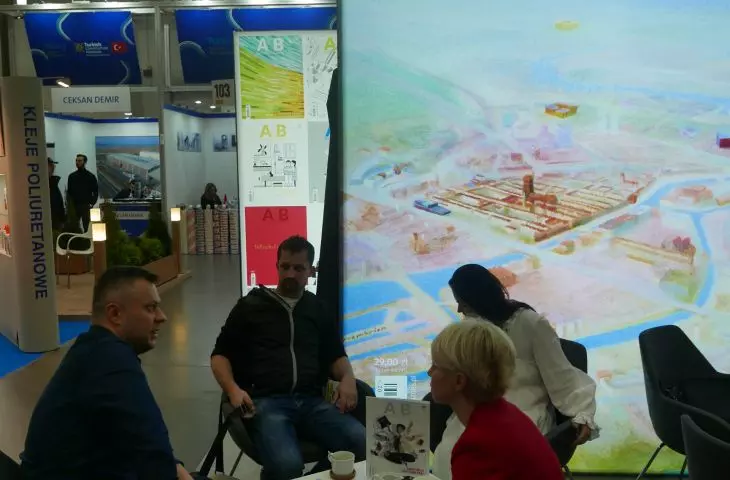 talks at the A&B booth