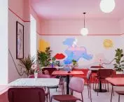 In the background neon sweetly