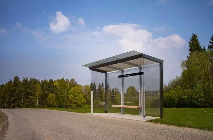Traxo bus shelter