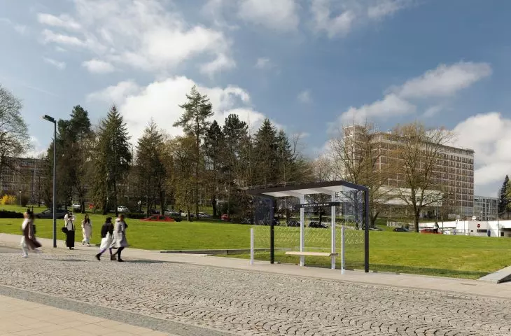 Wiata przystankowa Traxo