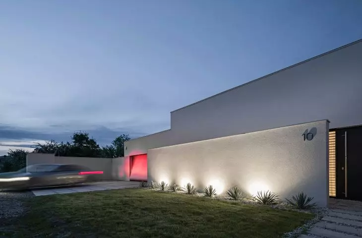 A house in Lublin at night