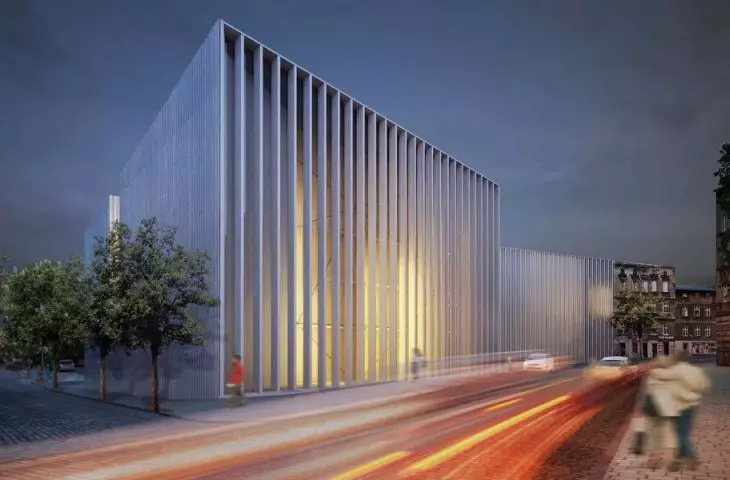 First prize in the second competition for the music school building on 28 Czerwca Street in Poznań (2015)