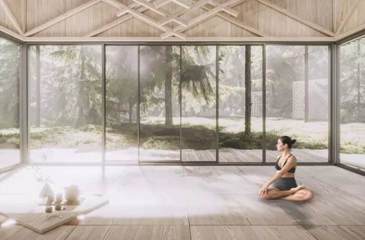 Wood is the primary material used in the project 