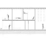 The Austra's Shelter, cross-section A-A