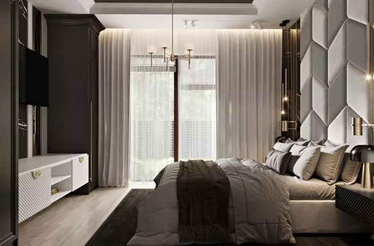 The interior is elegant and cozy