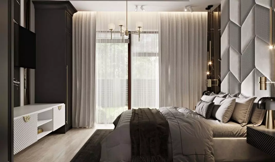 The interior is elegant and cozy