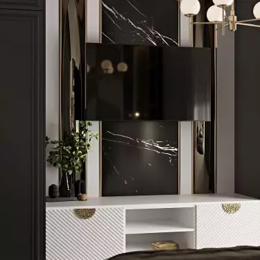 Marble adds a classic touch to the interior