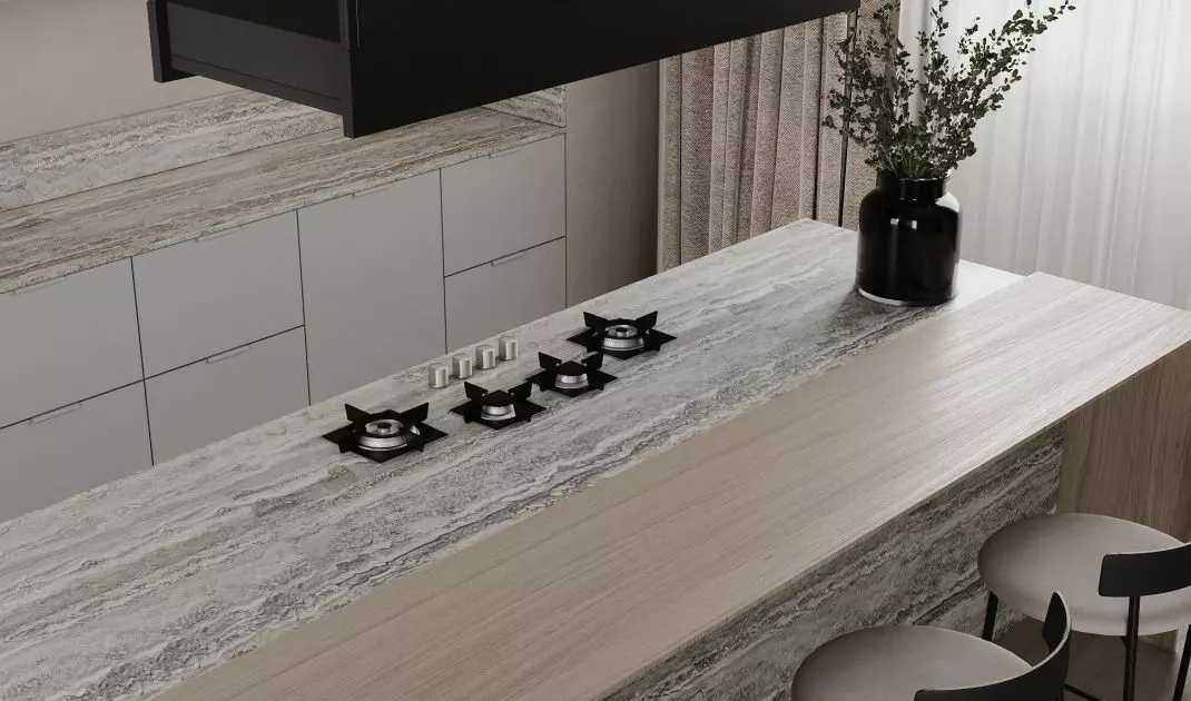 The capacity of the hood should be at least 10-12 times the volume of the kitchen.