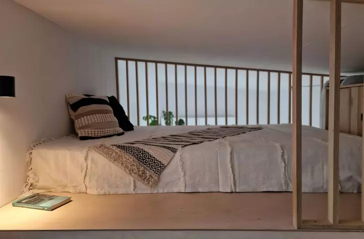 we had two mezzanines, each with a double mattress