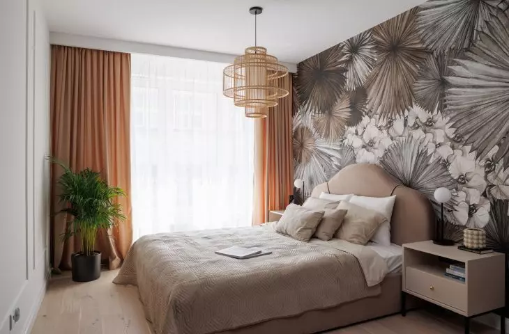 The apartment has been decorated in the japanese style