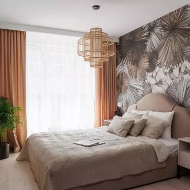 The apartment has been decorated in the japanese style