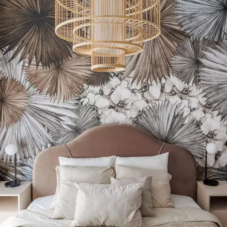 Natural material chandelier is a new interpretation of a classic