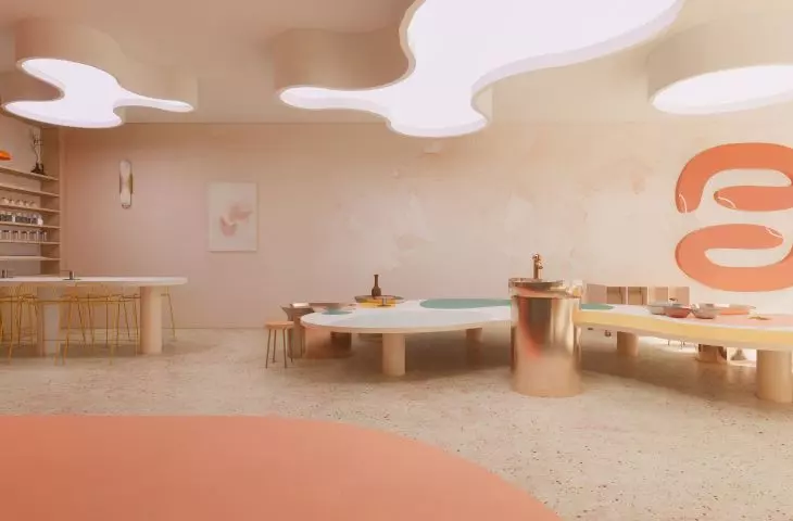 So the project focused on opening up the space and increasing the amount of light to make working with clay comfortable and enjoyable
