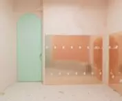Checkroom in the studio