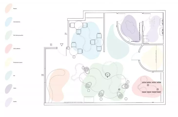 SCLAY ceramics studio interior design, floor plan and features
