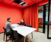 interior of one of the conference rooms