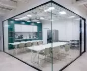 glazed separated kitchen