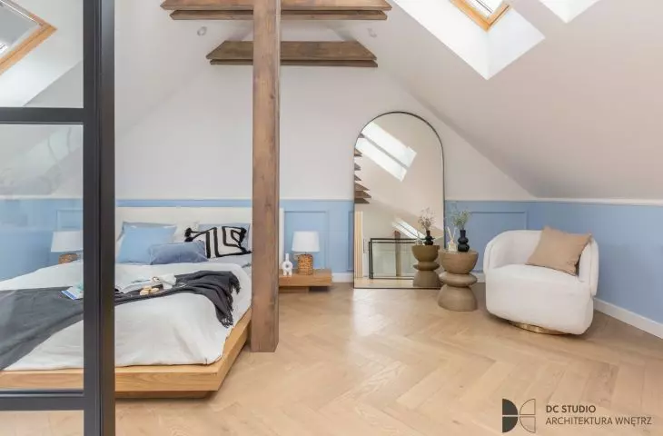 Attic bedroom