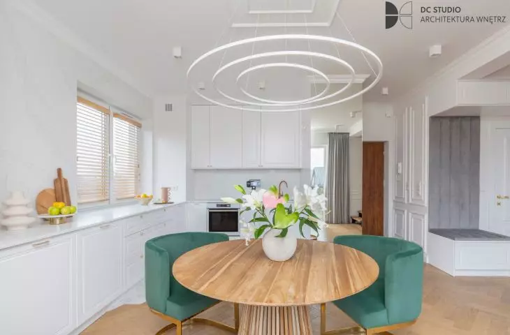 Kitchen with dining area