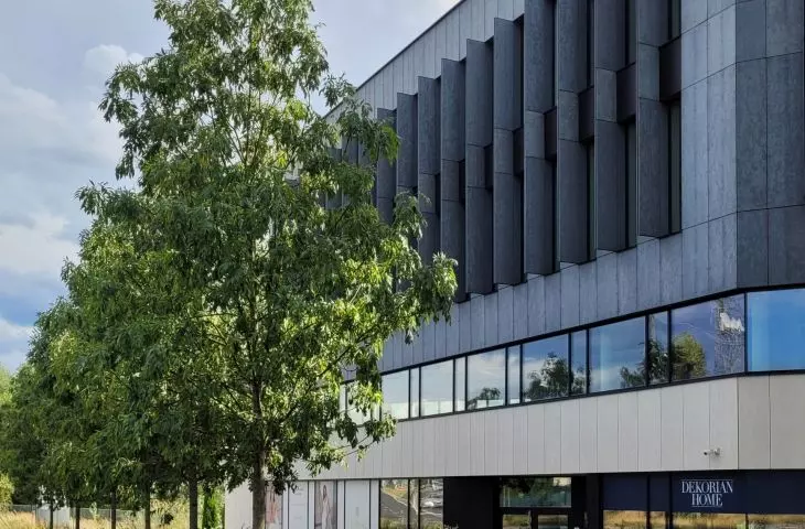 Quartz Office building, Klinkierowa Street, Poznan, view from the north