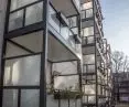 elevator added to the apartment block