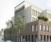 nowy budynek Ortopedyczno-Rehabilitacyjnego Szpitala Klinicznego im. W. Degi w Poznaniu, wizualizacja