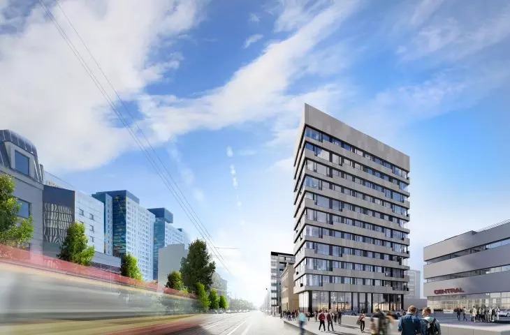 view from Piotrkowska Street