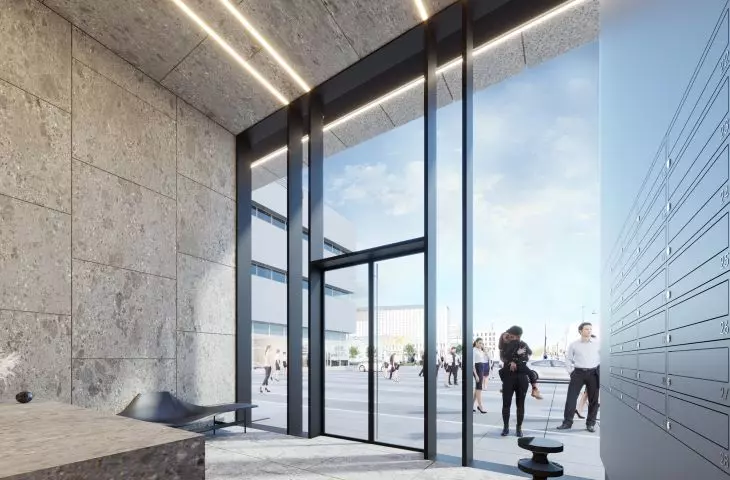 visualization of lobby space