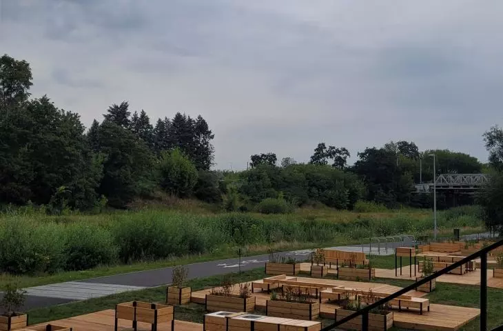 Rzeczny Ogród EkoEdukacji, ul. Ostrówek / Brama Poznania, Poznań