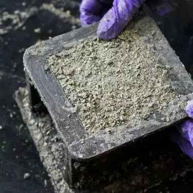 Hemp concrete is a biodegradable building material. It can be made and molded on site.