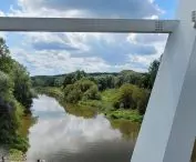 Pedestrian and bicycle bridge in Owińskach near Poznań, design: Atelier Paweł Byrski