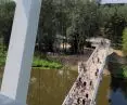 kładka pieszo-rowerowa w Owińskach k/Poznania, proj.: Atelier Paweł Byrski