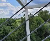 Pedestrian and bicycle bridge in Owińskach near Poznań, design: Atelier Paweł Byrski