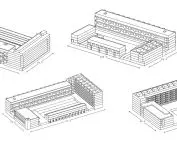 Differentiated building typology in the Stadstuinen project in Rotterdam (proj.: KCAP)