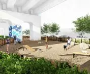 Under the flyovers you will find a dog park