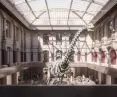 The connection between the museum and the city is to create a place where people can meet