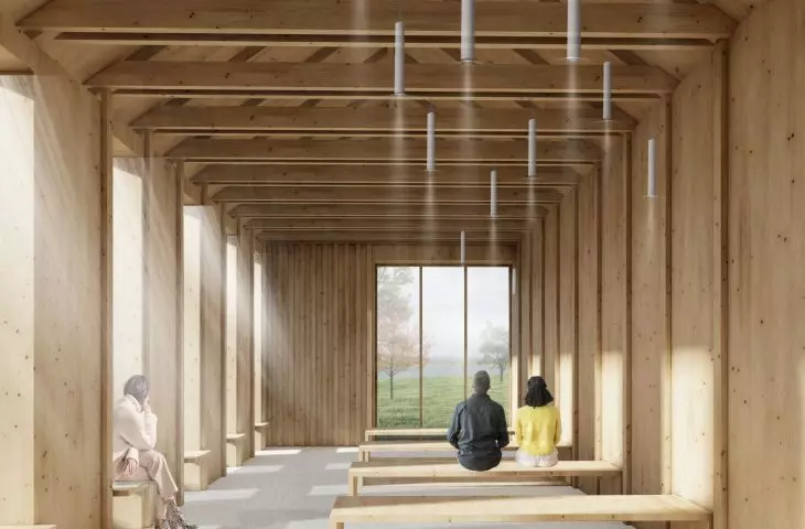 Visualization of the interior of the chapel
