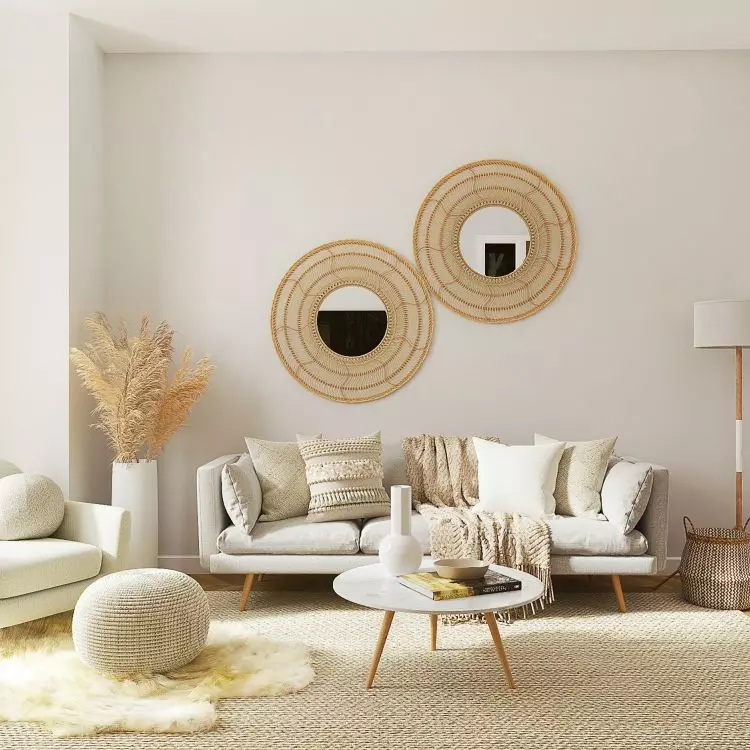 Scandinavian-style furniture has soft shapes, neutral colors and is often made of natural materials.