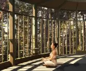 The last level is the yoga space 