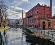 Rothera Mills - bigger I have never seen in my life; a beautiful renovation that has transformed the entire city center