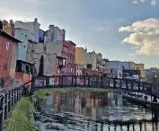 Bydgoszcz waterfront: clear, swift water merged with architecture - something wonderful