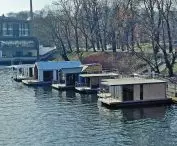 Bydgoszcz waterfront: clear, swift water merged with architecture - something wonderful