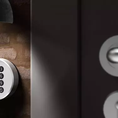 Handles with additional security features will work well for exterior doors